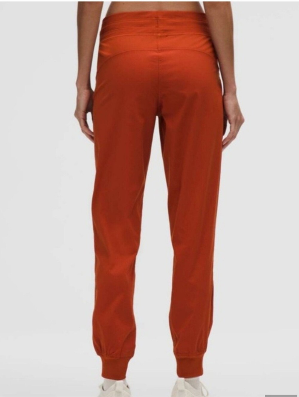 Lululemon Dance Studio Mid-Rise Jogger Pants Drawstring Autumn Rust Sz 2 - Picture 2 of 10